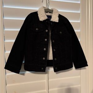 Janie & Jack Corduroy Sherpa Collar Trucker Jacket